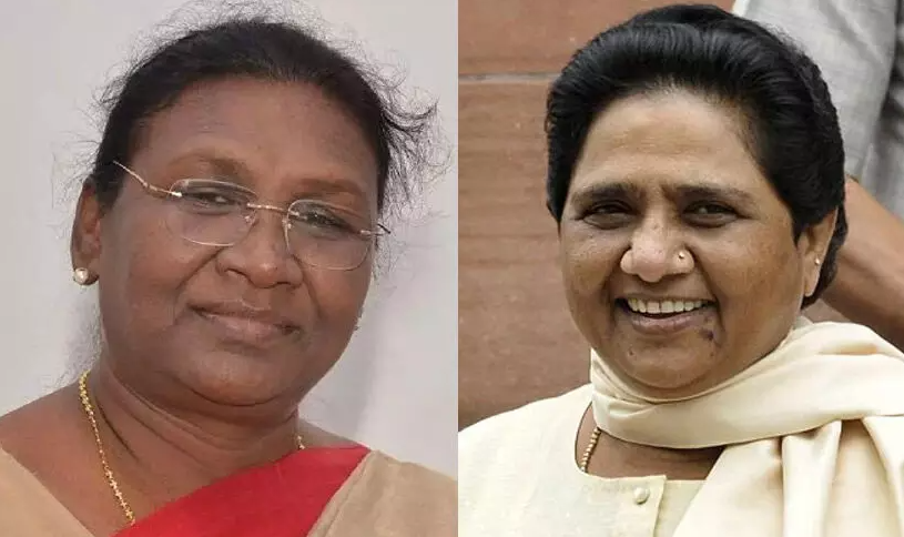 द्रौपदी मुर्मू को मिला बहनजी का साथ