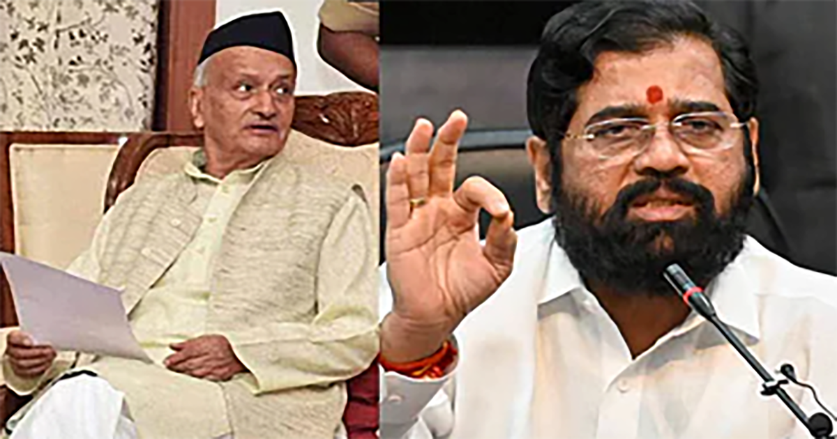 कोश्यारी के बयान पर बोले शिंदे