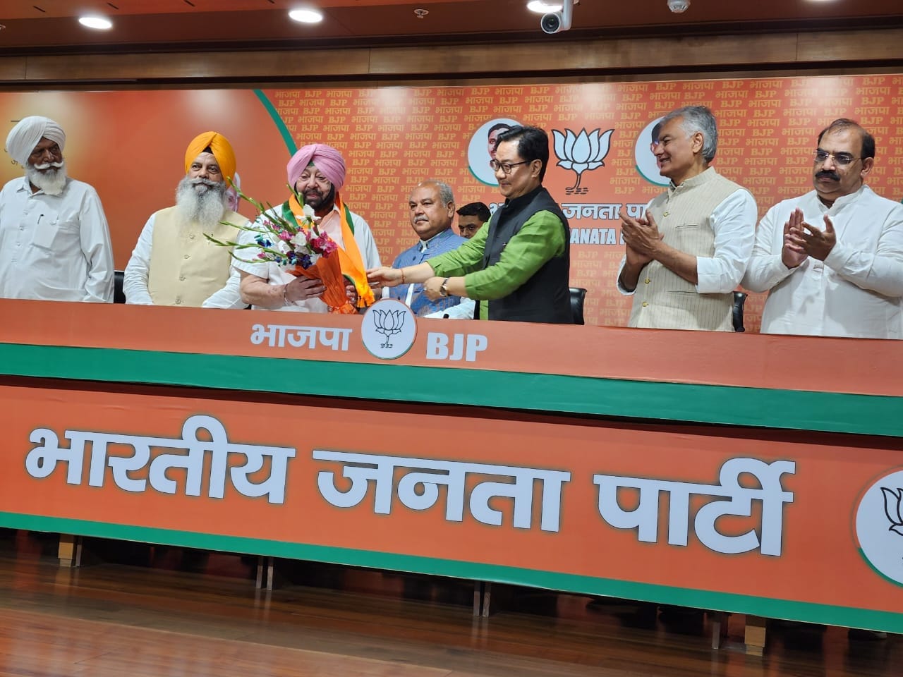 अमरिंदर सिंह हुए बीजेपी में शामिल