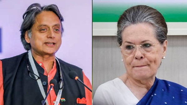 थरूर ने की सोनिया से मुलाकात