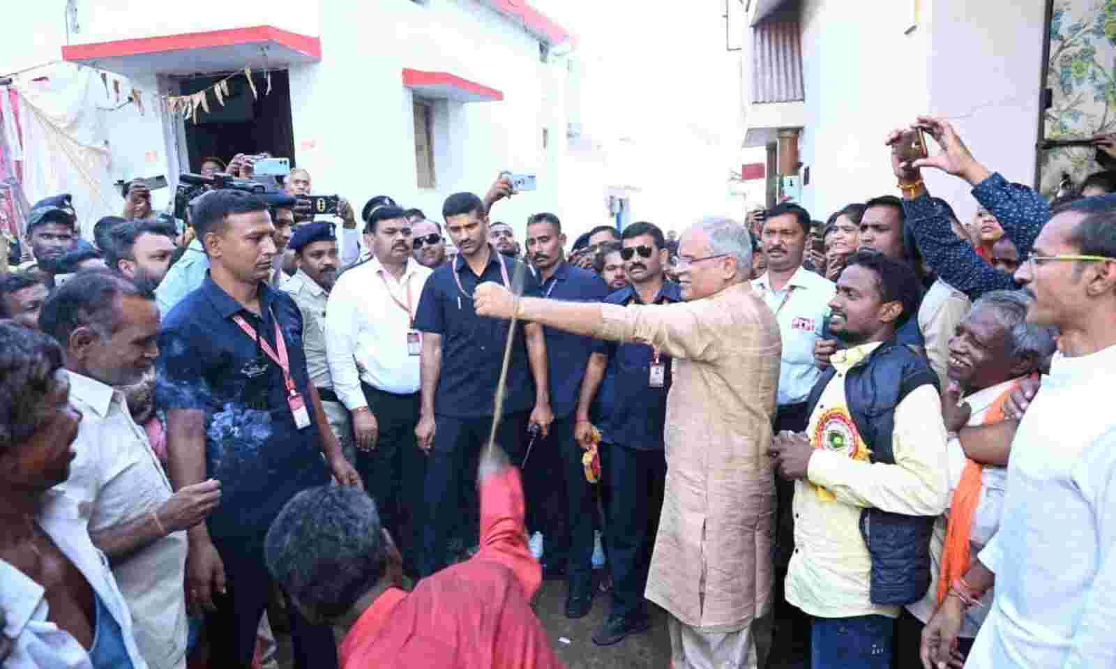 भूपेश बघेल का अनूठा अंदाज