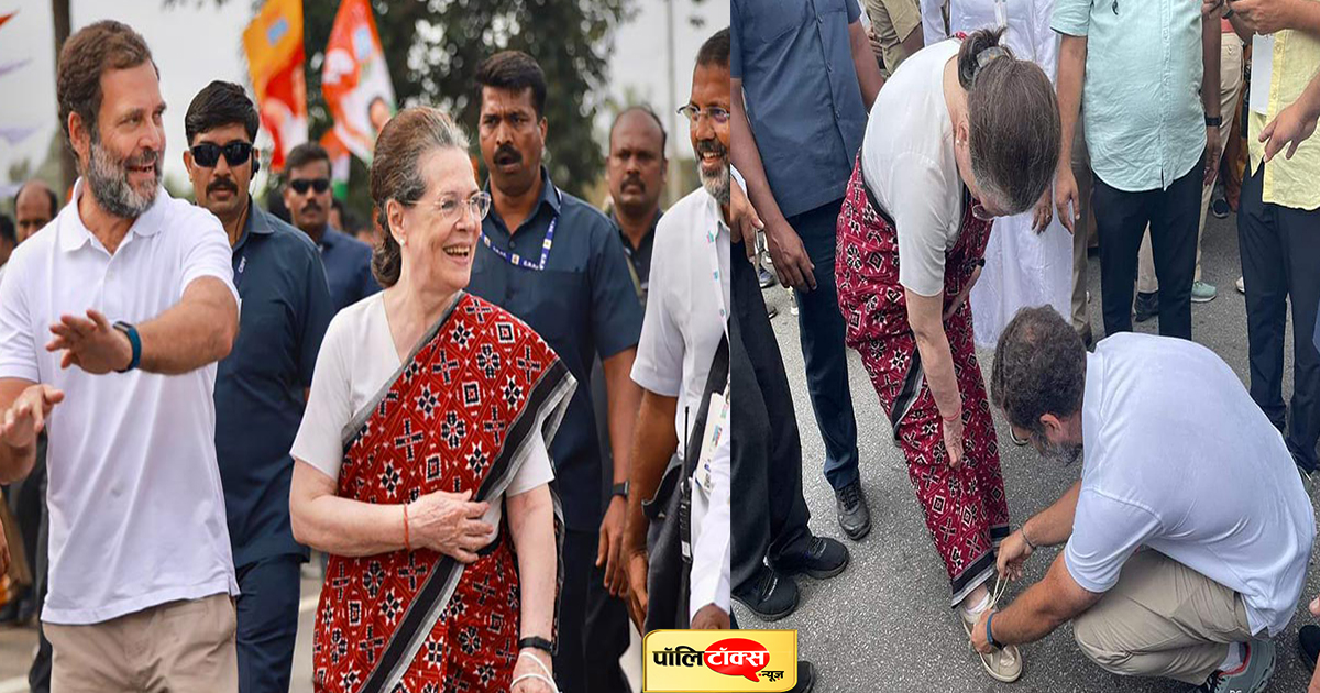 सोनिया गांधी हुई भारत जोड़ो यात्रा में शामिल