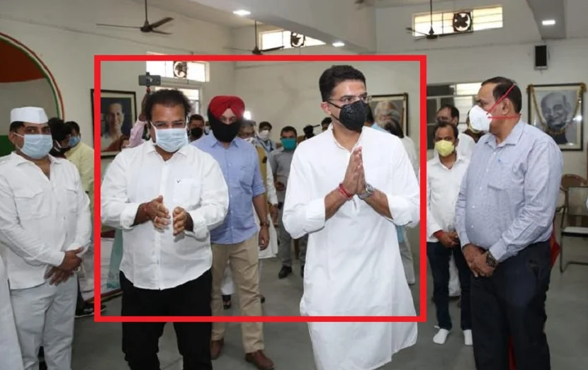 सचिन पायलट ने की खाचरियावास से मुलाक़ात