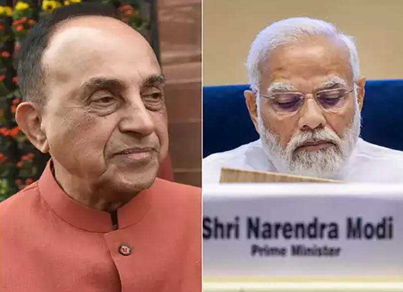 अपनी ही सरकार को स्वामी ने चेताया