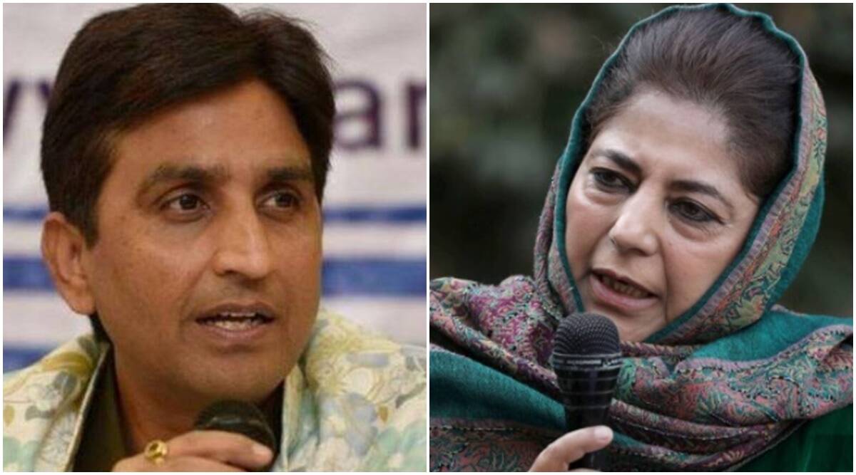 कुमार विश्वास के निशाने पर महबूबा मुफ़्ती