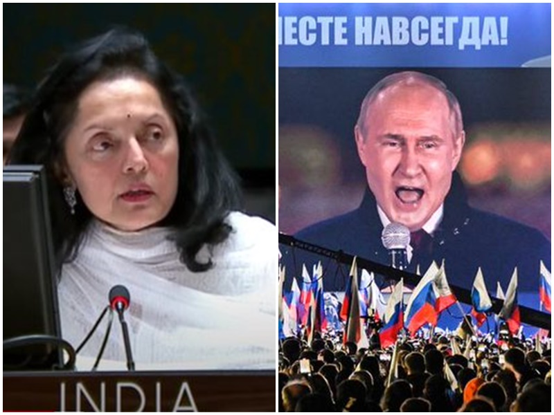 रूस के खिलाफ भारत ने नहीं किया मतदान