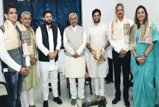 आदित्य ठाकरे का बिहार दौरा