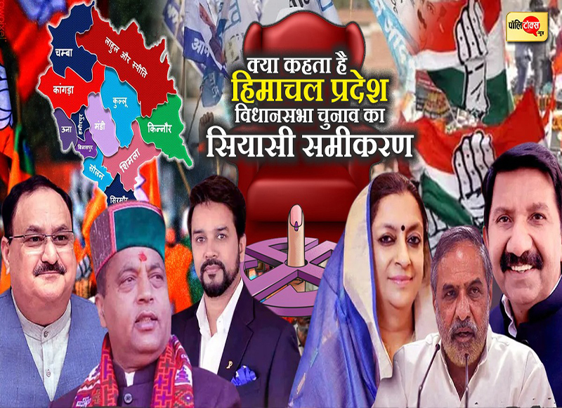 हिमाचल विधानसभा चुनाव का सियासी समीकरण