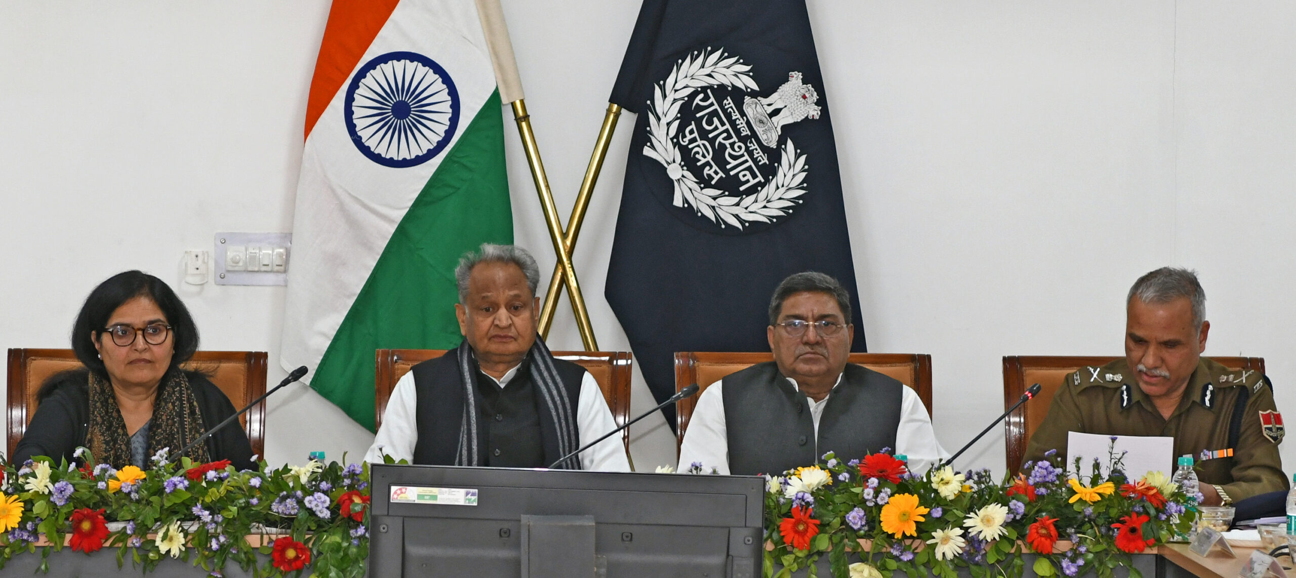 Ashok Gehlot on Law&Order.