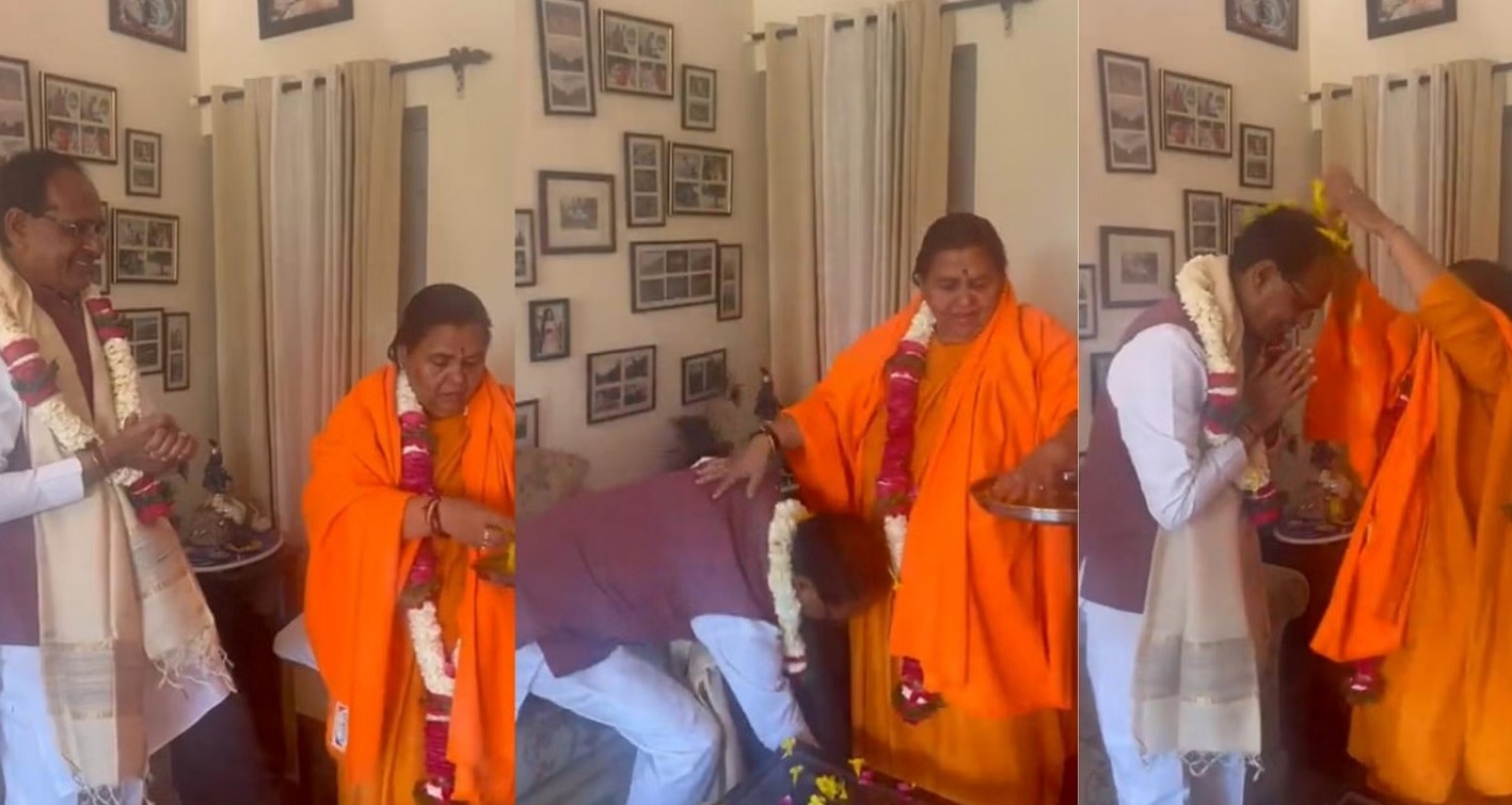 shivraj singh chouhan, uma bharti