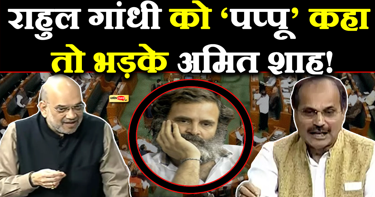 राहुल गांधी को 'पप्पू' कहा तो भड़के अमित शाह!
