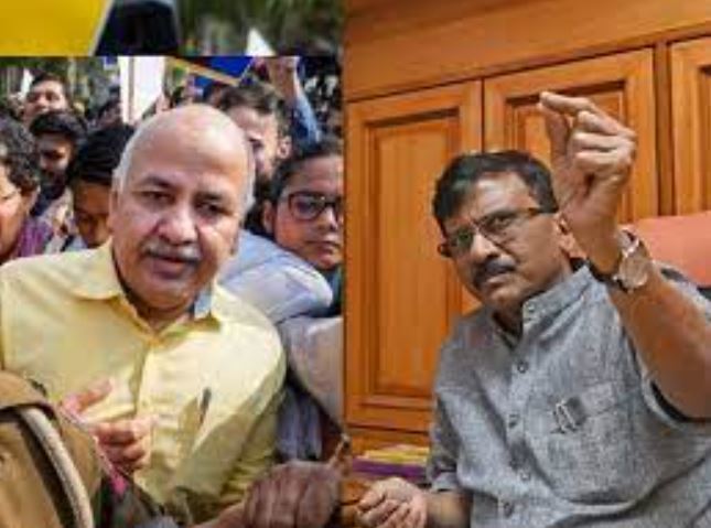 shivsena leader sanjay raut on manish sisodia