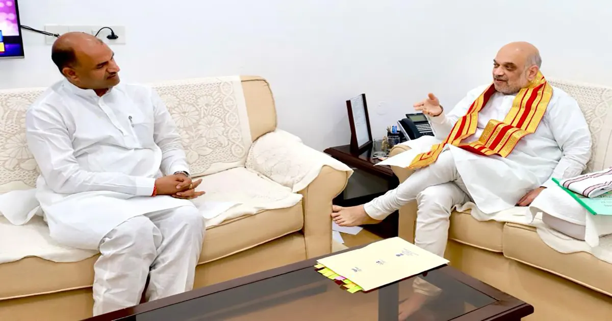 cp joshi meet amit shah