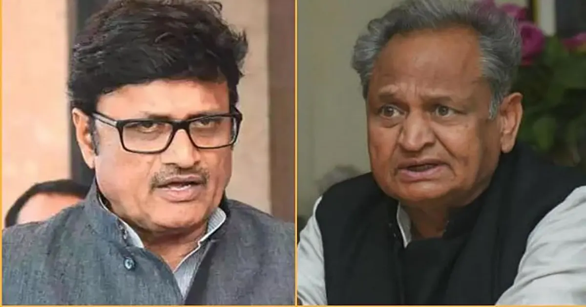 rajendra rathore on gehlot