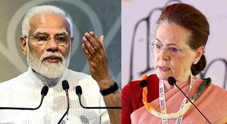 pm modi vs sonia gandhi in karnataka
