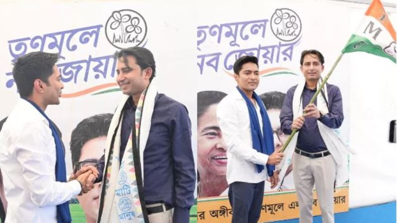 congress mla bayron biswas joins tmc