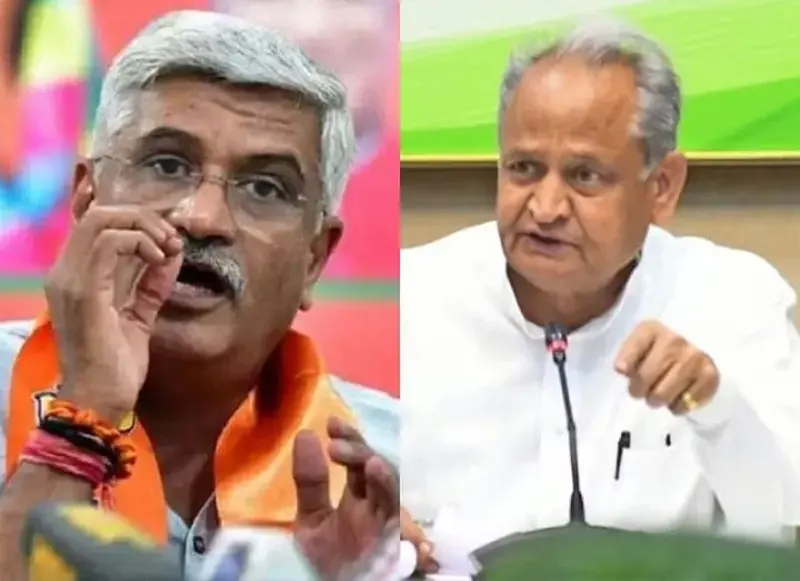 gajendra singh on gehlot