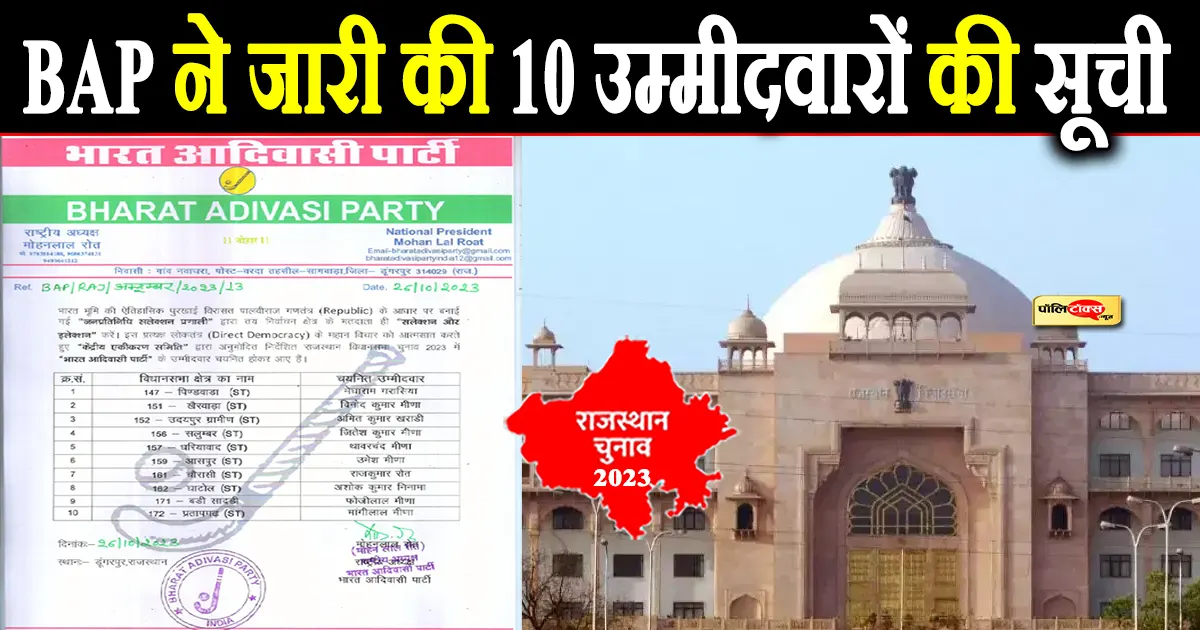 Rajasthan Vidhansabha Election 2023