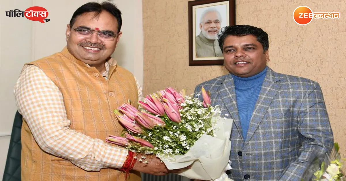 Ashish Dave meets CM Bhajanlal