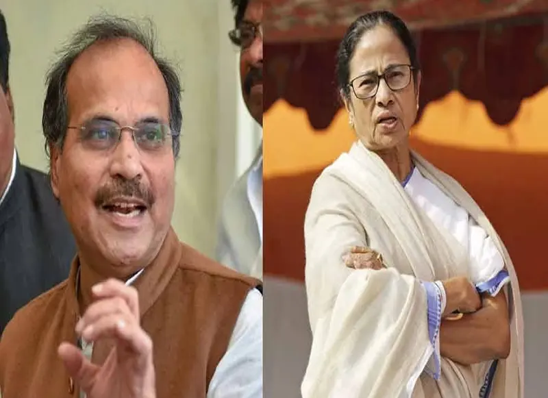adhir ranjan chowdhury on mamta banerjee