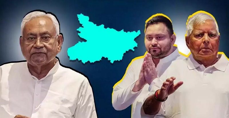 nitish kumar vs lalu yadav and tejashwi yadav