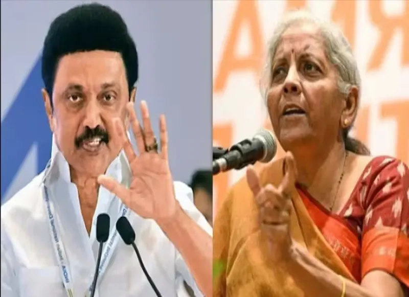 DMK on nirmala sitaraman