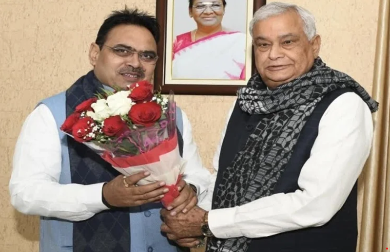 kirodi lal meena meet rajasthan cm bhajan lal sharma