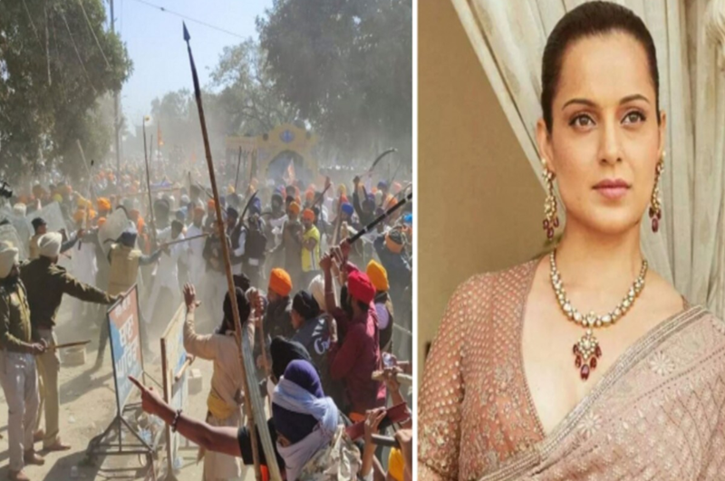 kangana on kisaan aandolan