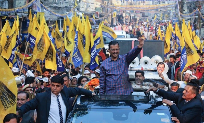 arvind kerjiwal rally in haryana