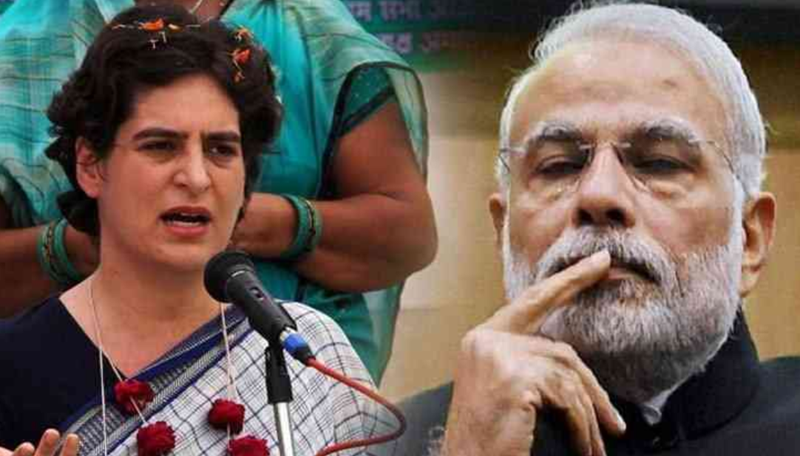 priyanka gandhi vs pm narendra modi in haryana assembly elections 2024