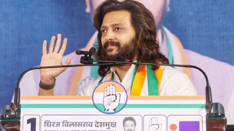 actor riteish deshmukh entered the electoral fray in maharashtra