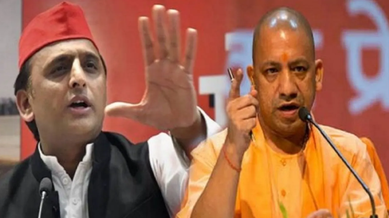 akhilesh yadav vs yogi aditynath poster war in up by election 2024