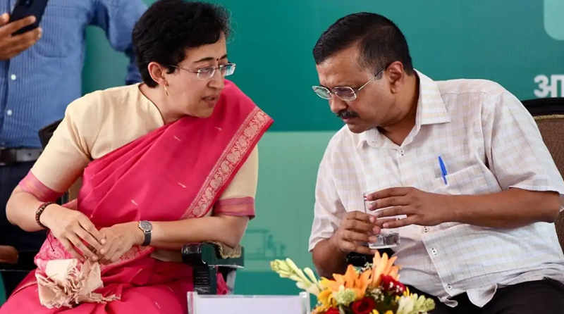 arvind kejriwal and delhi cm aatishi