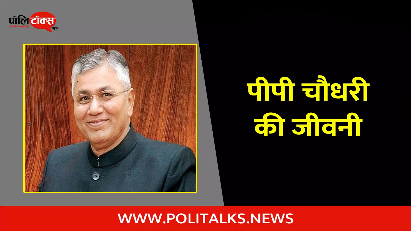 p. p. chaudhary biography in hindi