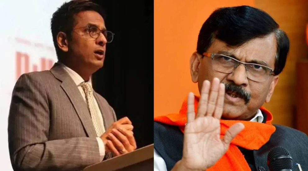 sanjay raut controversial statement about ex cji chandrchud