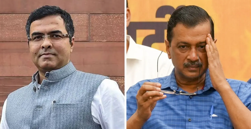 arvind kejriwal vs pravesh sharma in navi delhi assembly elections 2025