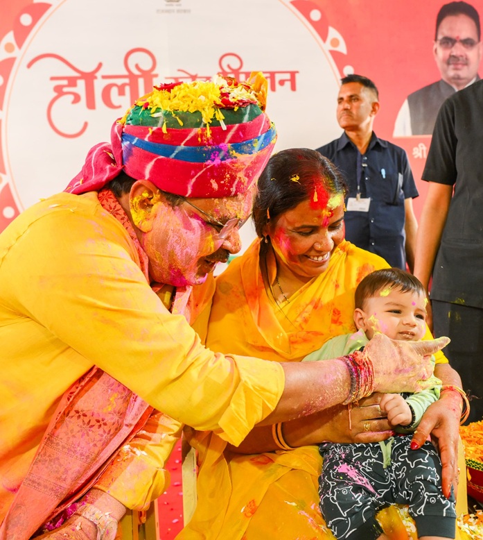 cm bhajanlal sharma on holi 2
