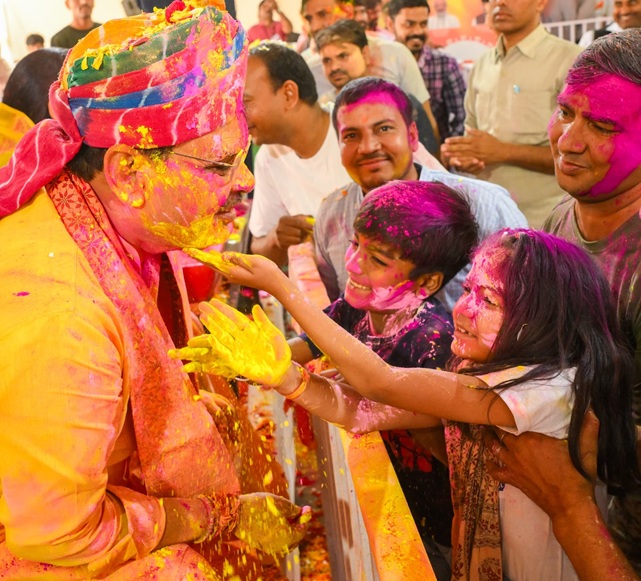 cm bhajanlal sharma on holi 4