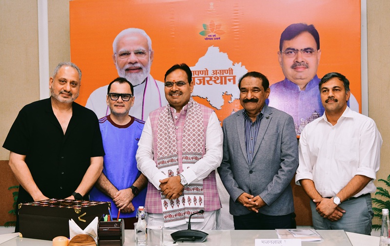 iifa award org meet rajasthan cm bhajan lal sharma