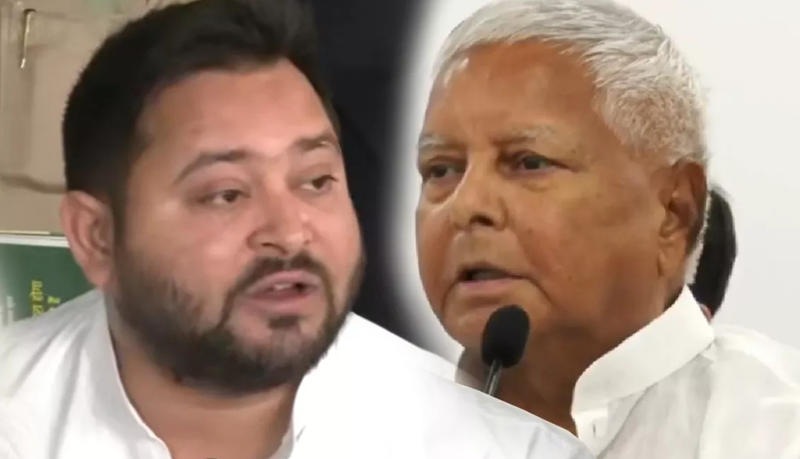 lalu tejashwi target to bjp