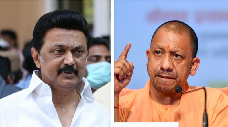 mk stalin vs yogi adityanath