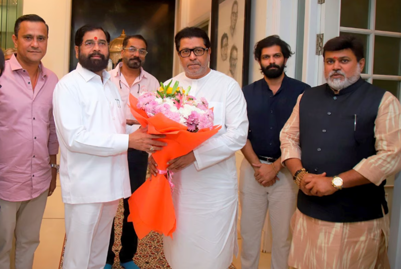 eknath shinde meets raj thackeray