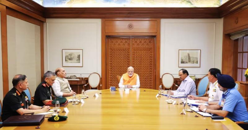 pm modi takes a high lavel meeting in pmo