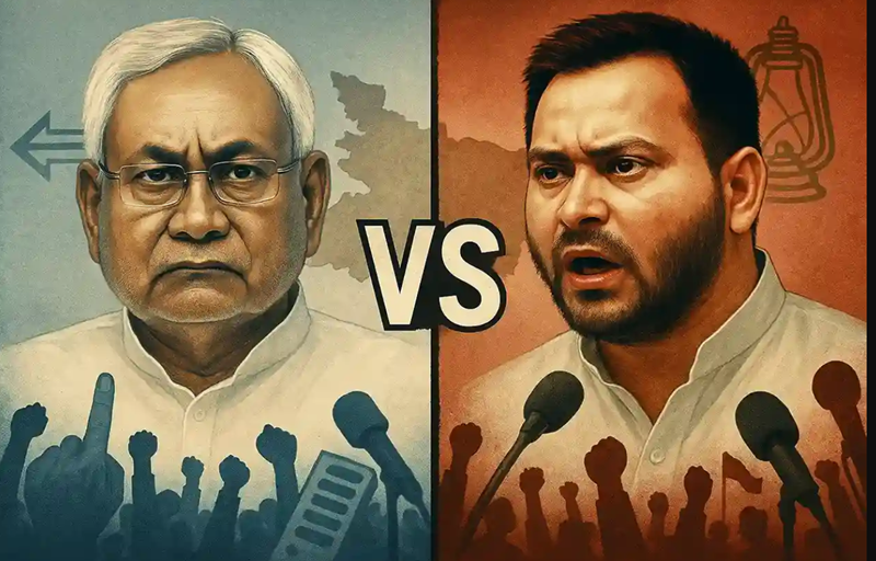 nitish kumar vs tejashwi yadav rjd before bihar assembly election 2025