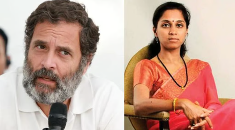 supriya sule vs rahul gandhi after bihar elections 2025