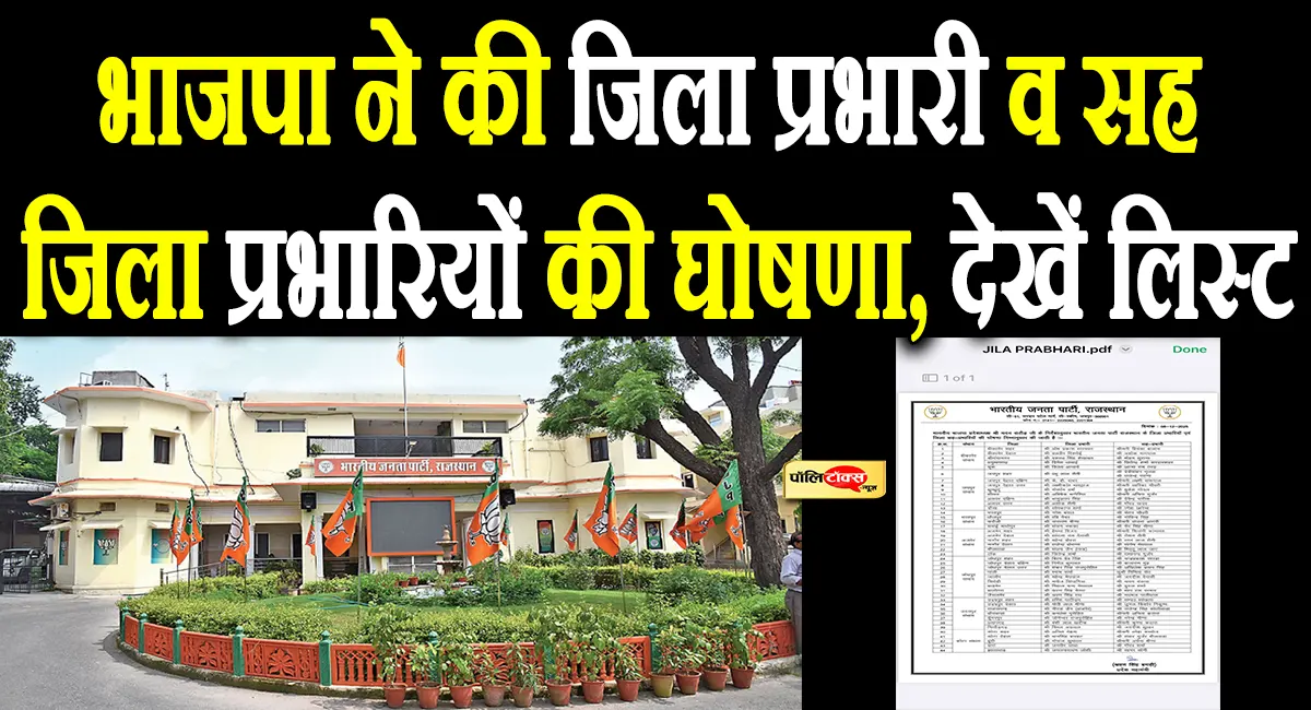 rajasthan bjp