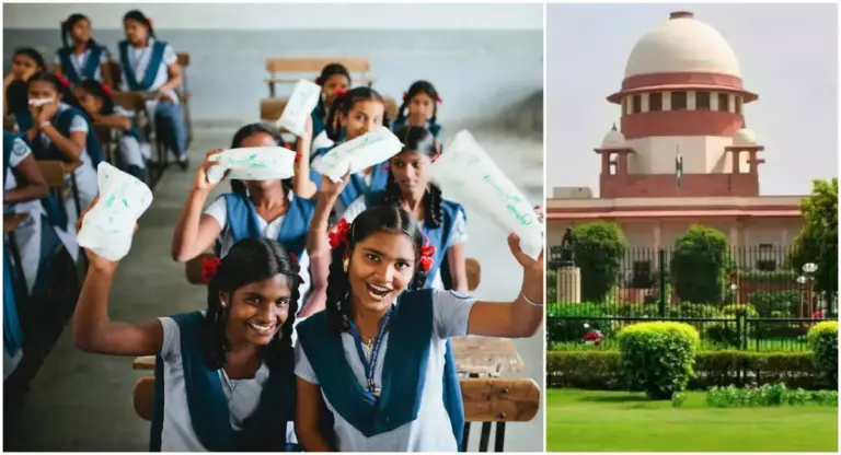 स्कूलों में छात्राओं के लिए फ्री सैनेटरी पैड और अलग टॉयलेट जरूरी, नहीं तो रद्द होगी मान्यता- SC