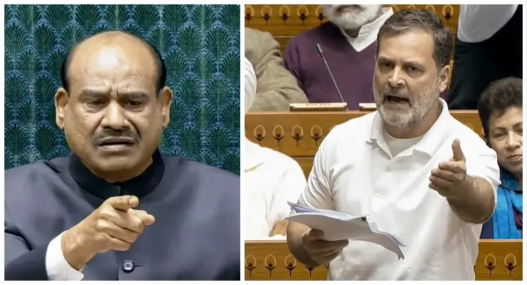 राहुल गांधी के बयान पर सदन में जोरदार हंगामा, अध्यक्ष ओम बिरला ने दी सीरियस वार्निंग, पढ़े पूरी खबर