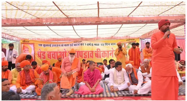 खेजड़ी बचाओ आंदोलन में सरकार की एंट्री! आंदोलनकारियों की बिगड़ी तबीयत तो ये मंत्री पहुंचे वार्ता करने