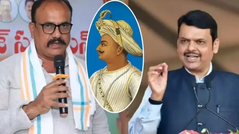 महाराष्ट्र में टीपू सुल्तान पर गर्मा-गर्मी: बीजेपी ने कहा ‘पागल’, चप्पल की माला पहनाई